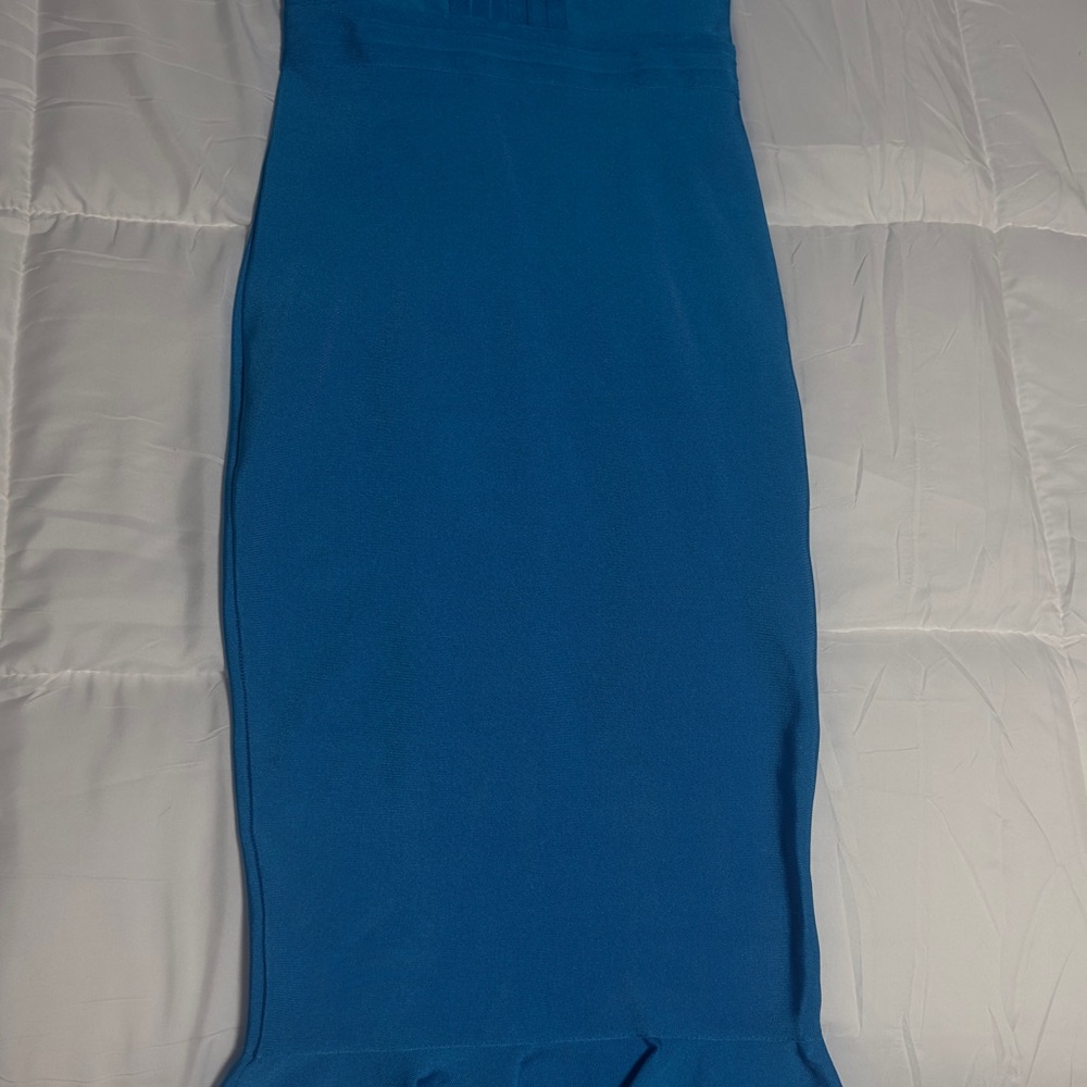 WOW couture Electric Blue Pencil Skirt
